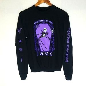 Womans Disney's Nightmare Before Christmas "Somethings Up With Jack" Sweatshirt